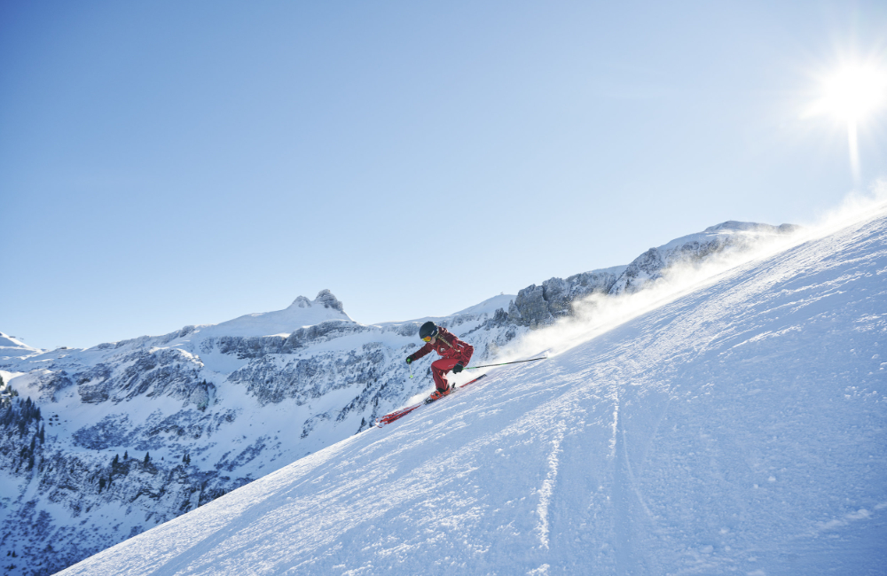 Skifahren Damüls